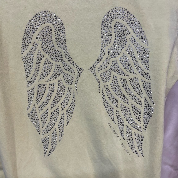 Victoria’s Secret Angel Wings zip up hoodie size large sweatshirt - Picture 5 of 7